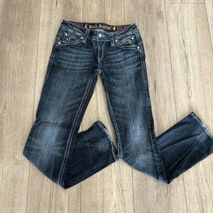 ROCK REVIVAL - Women's Size 31 - Chrissie Straight Jeans - Gray